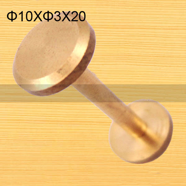 FR030 Chicago Screws-Binding Screws-Plane 10x3x20mm 500pcs/Bag