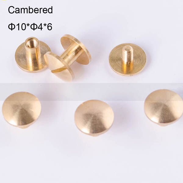 FR037 Chicago Screws-Binding Screws-Cambered 10x4x6mm 100pcs/bag