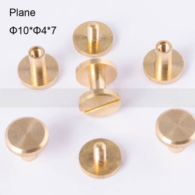 FR038 Chicago Screws-Binding Screws-Plane 10x4x7mm 100pcs/bag