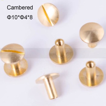 FR041 Chicago Screws-Binding Screws-Cambered 10x4x8mm 100pcs/bag