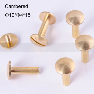 FR047 Chicago Screws-Binding Screws-Cambered 10x4x15mm 100pcs/bag