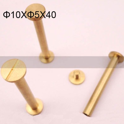 FR051 Chicago Screws-Binding Screws-Plane 10x5x40mm  200pcs/Bag