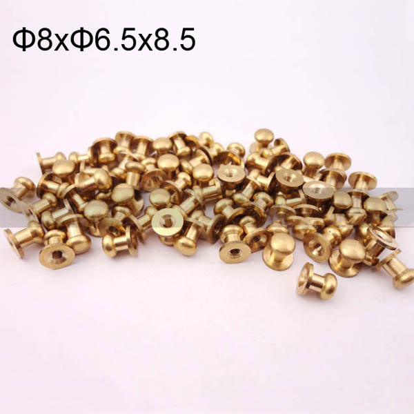 FR107 Leather Monk Head Screw 8x6.5x8.5mm 1000pcs/Bag