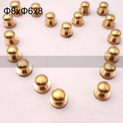 FR108 Monk Head Screws For Leather 8x6x8mm 100pcs/Bag