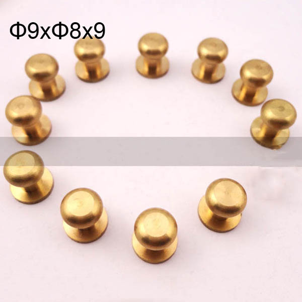 FR117 Nipple-Head Monk Screws 9x8x9mm 100pcs/Bag