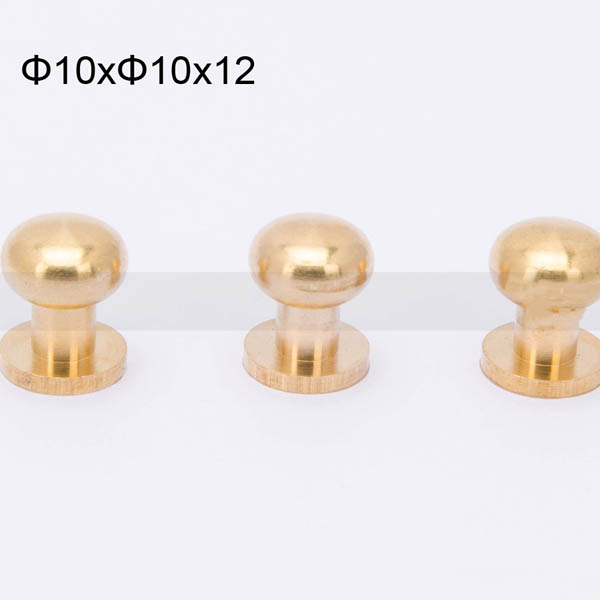 FR123 Nipple-Head Monk Screws 10x10x12mm 1000pcs/Bag