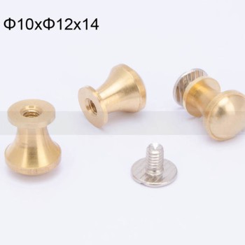 FR124 Nipple-Head Monk Screws 10x12x14mm 500pcs/Bag