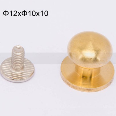 FR129 Nipple-Head Monk Screws 12x10x10mm 500pcs/Bag