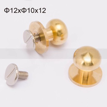 FR130 Nipple-Head Monk Screws 12x10x12mm 500pcs/Bag