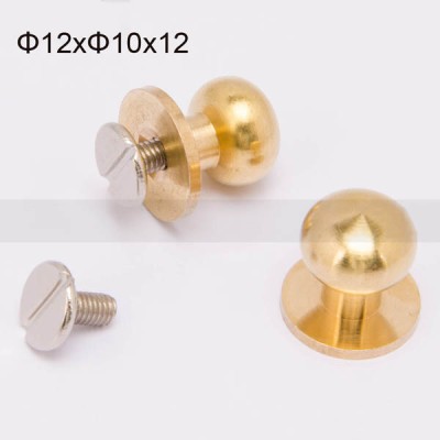 FR130 Nipple-Head Monk Screws 12x10x12mm 500pcs/Bag