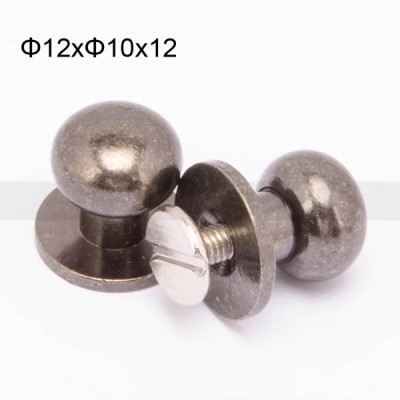 FR130 Nipple-Head Monk Screws 12x10x12mm 500pcs/Bag