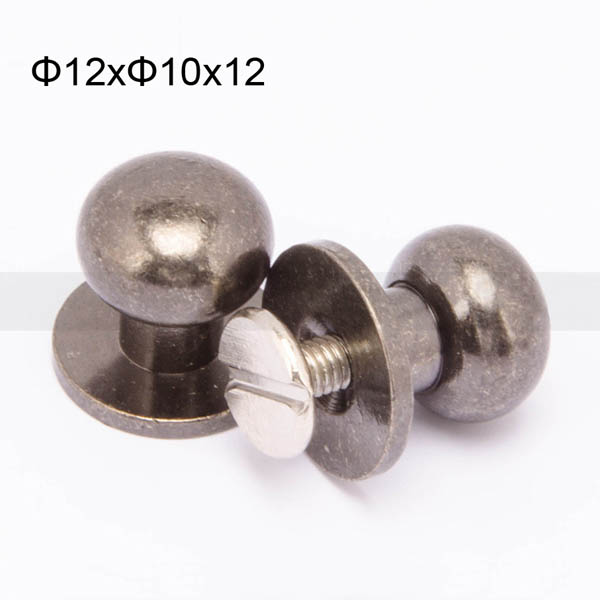 FR130 Nipple-Head Monk Screws 12x10x12mm 500pcs/Bag