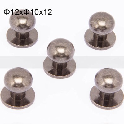 FR130 Nipple-Head Monk Screws 12x10x12mm 500pcs/Bag