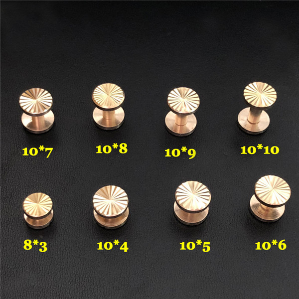 FS001  8 Size Available Sun Flower Head Chicago Screw Posts 100 pcs/Bag