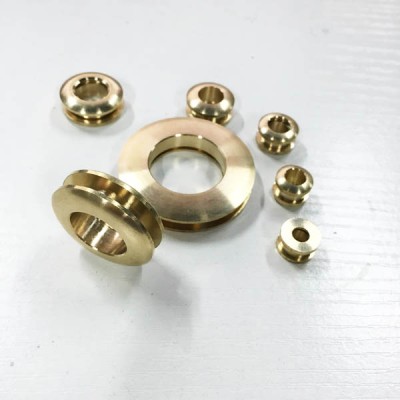 FR206 Leather Eyelets Screws Brass 28x15x3.5mm 100pcs/bag