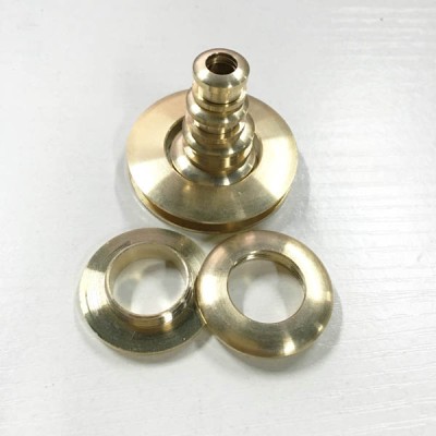 FR206 Leather Eyelets Screws Brass 28x15x3.5mm 100pcs/bag