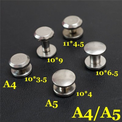 FR403 Stainless Steel Flat Head Binding Post Screws  10x4x6mm 100pcs/bag