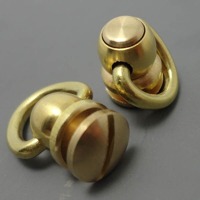 FR604 Monk Head Screws With Ring Belt Loop Rotating 10xM3x20mm 100pcs/bag