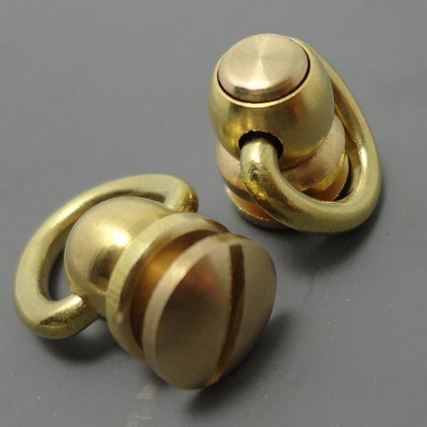 FR604 Monk Head Screws With Ring Belt Loop Rotating 10xM3x20mm 100pcs/bag