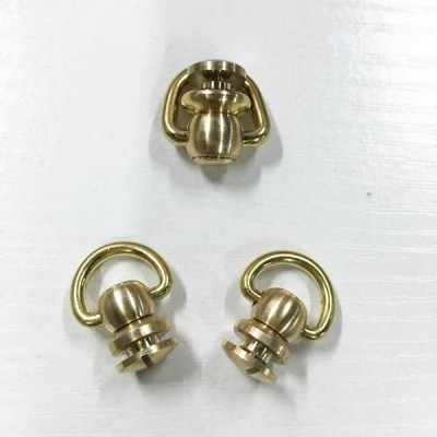 FR604 Monk Head Screws With Ring Belt Loop Rotating 10xM3x20mm 100pcs/bag