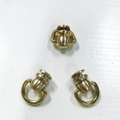 FR604 Monk Head Screws With Ring Belt Loop Rotating 10xM3x20mm 100pcs/bag