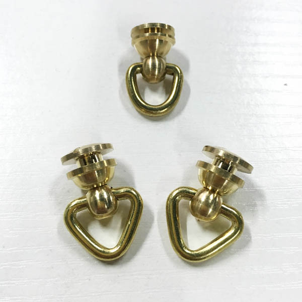 FR605 Monk Head Screws With Ring Belt Loop Rotating 12xM5x26mm 100pcs/bag