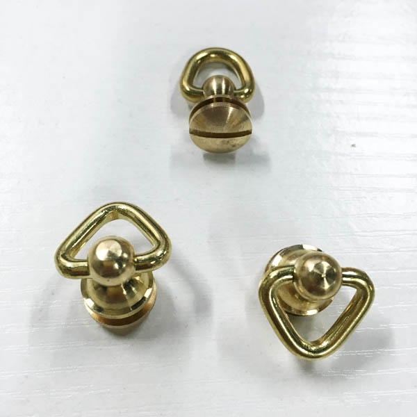 FR605 Monk Head Screws With Ring Belt Loop Rotating 12xM5x26mm 100pcs/bag