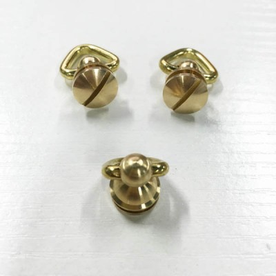 FR606 Monk Head Screws With Ring Belt Loop Rotating 11.5xM5x23mm 100pcs/bag