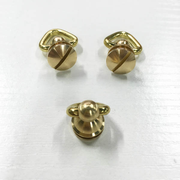 FR606 Monk Head Screws With Ring Belt Loop Rotating 11.5xM5x23mm 100pcs/bag