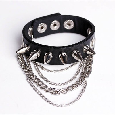 Spikes-Rivets-Punk Bracelet HJ013