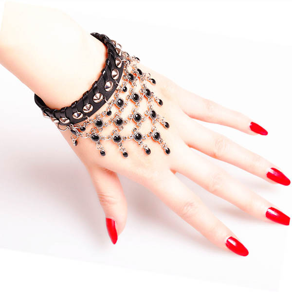 Spikes-Rivets-Punk Bracelet HJ030