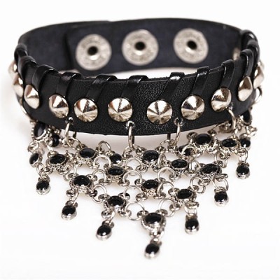 Spikes-Rivets-Punk Bracelet HJ030