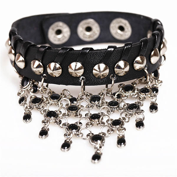 Spikes-Rivets-Punk Bracelet HJ030