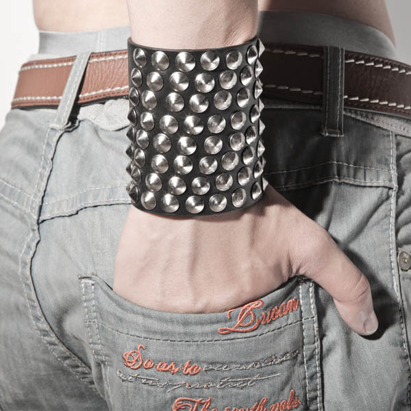 Spikes-Rivets-Punk Bracelet HJ031