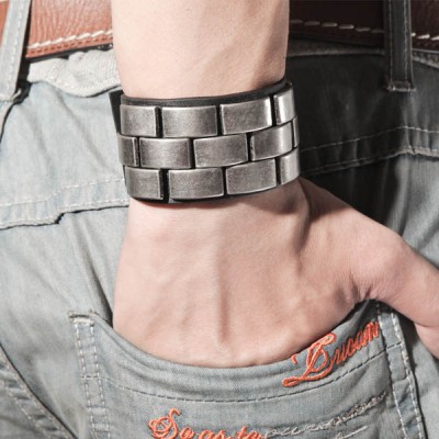 Spikes-Rivets-Punk Bracelet HJ032