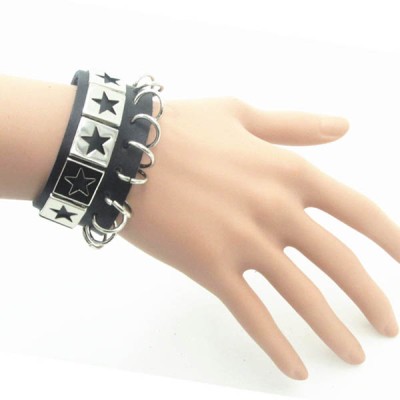 Spikes-Rivets-Punk Bracelet HJ040