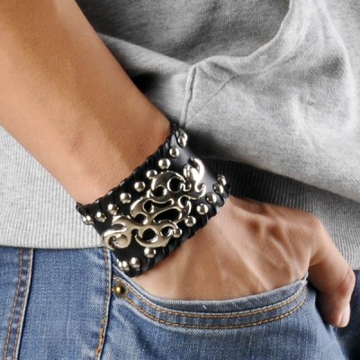 Spikes-Rivets-Punk Bracelet HJ042
