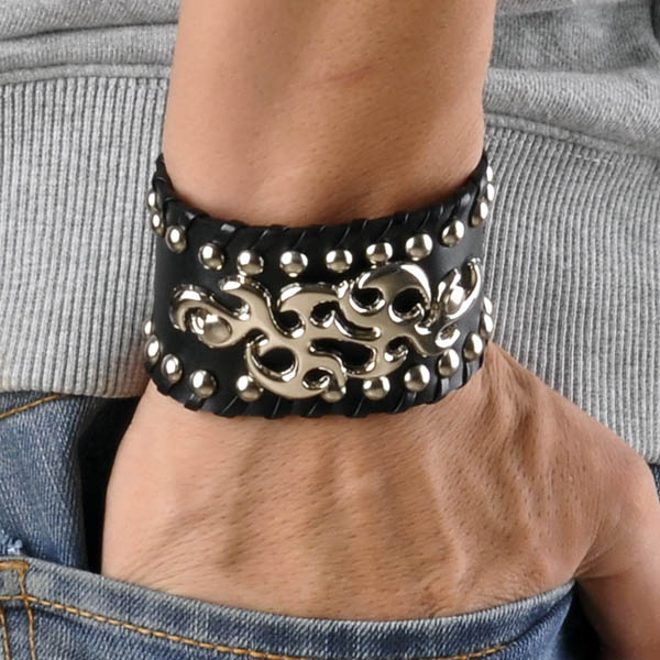 Spikes-Rivets-Punk Bracelet HJ042