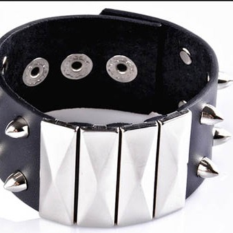Spikes-Rivets-Punk Bracelet HJ046