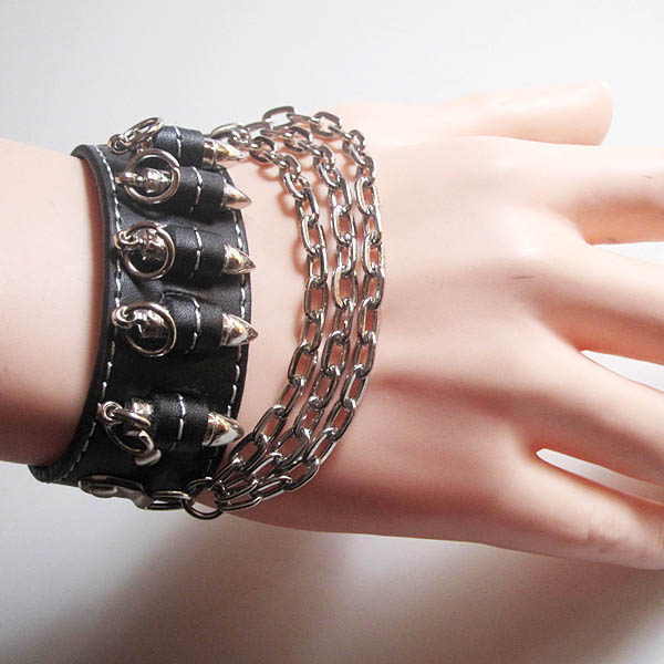 Spikes-Rivets-Punk Bracelet HJ047