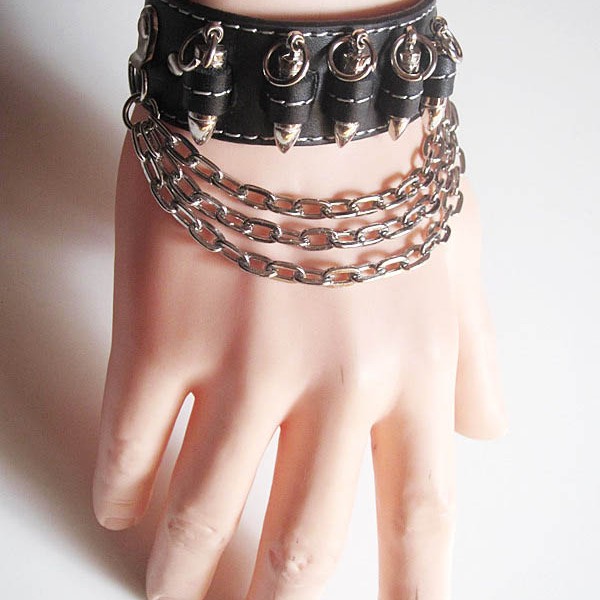 Spikes-Rivets-Punk Bracelet HJ047