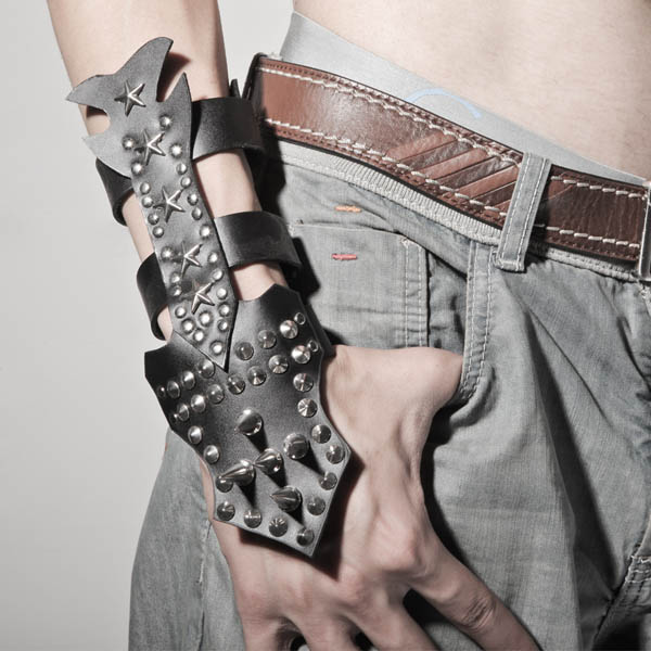 Spikes-Rivets-Punk Bracelet HJ052