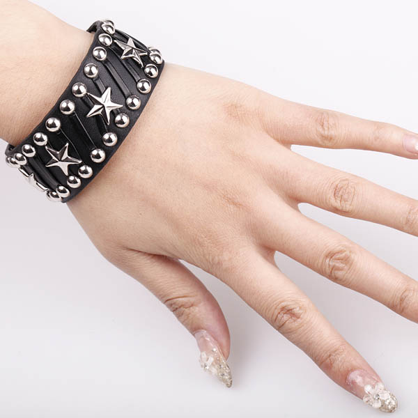 Spikes-Rivets-Punk Bracelet HJ061