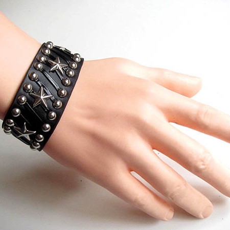 Spikes-Rivets-Punk Bracelet HJ061