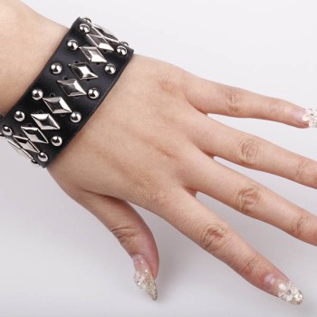 Spikes-Rivets-Punk Bracelet HJ075