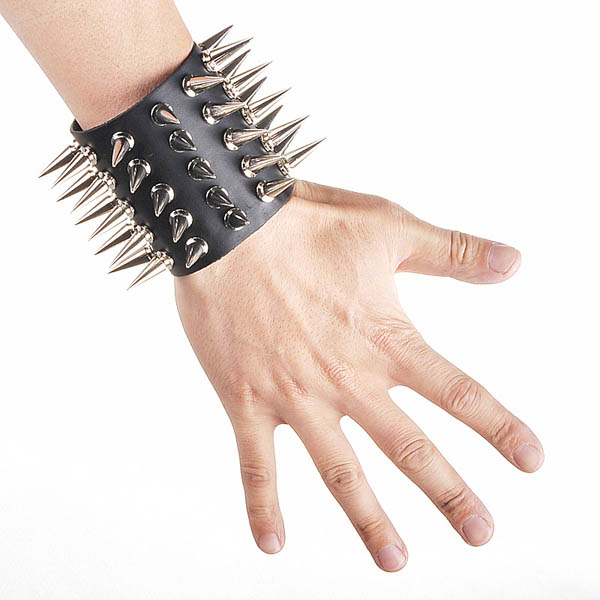 Spikes-Rivets-Punk Bracelet HJ076