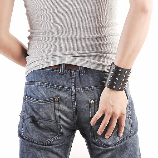 Spikes-Rivets-Punk Bracelet HJ078