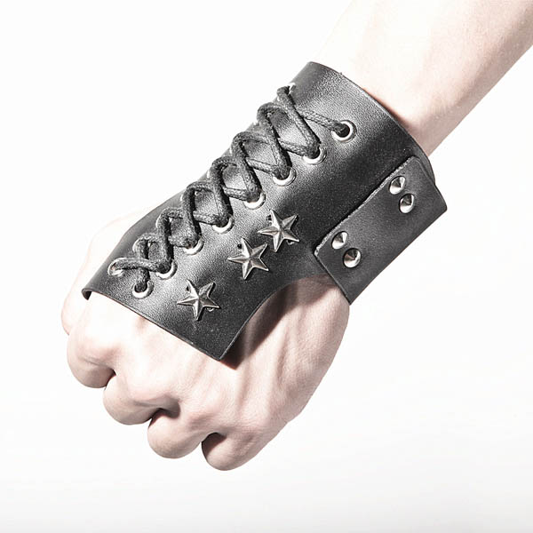 Spikes-Rivets-Punk-Gloves HJ212
