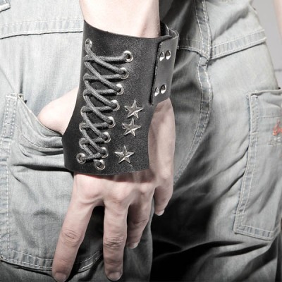 Spikes-Rivets-Punk-Gloves HJ212