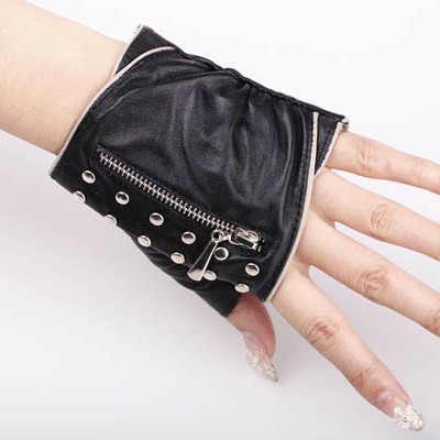 Spikes-Rivets-Punk-Gloves HJ216
